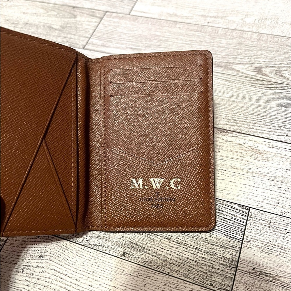 Louis Vuitton Classic Monogram Unisex Small Pocket Organizer Wallet - Picture 8 of 12